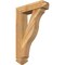 Ekena Millwork Funston Arts and Crafts Rough Sawn Bracket w/ Offset Brace, Western Red Cedar, 6"W x 22"D x 34"H BKT0604X22X34FST03RWR - alternate 1